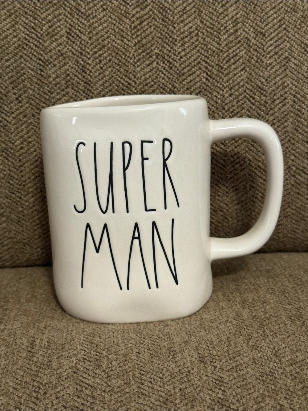 Rae Dunn Super Man mug